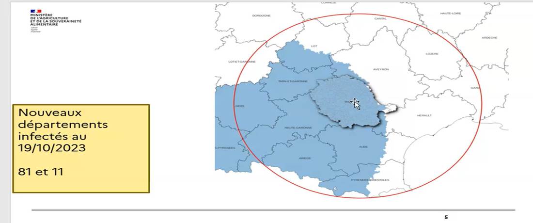 carte sud ouest 19.10.23