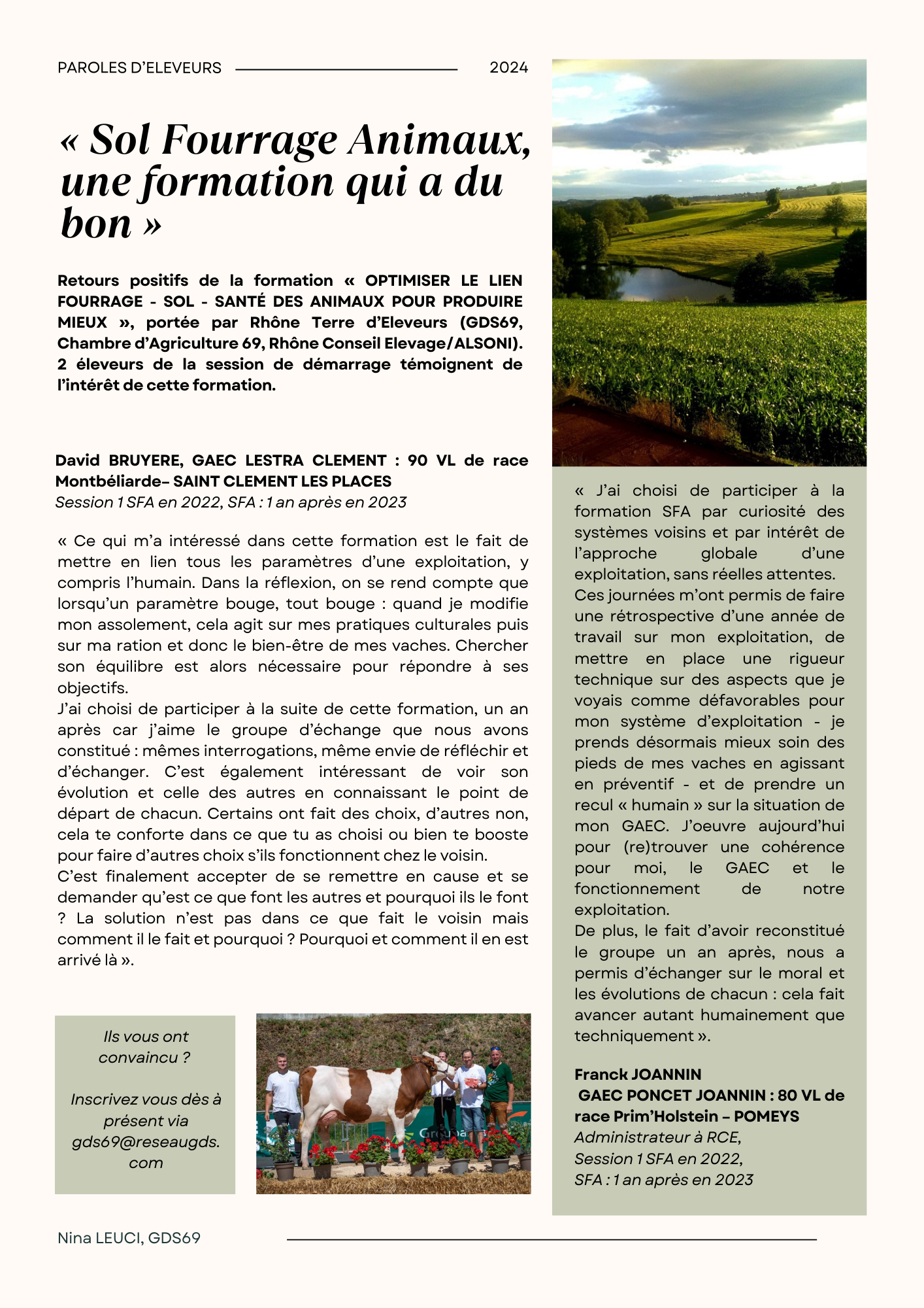 Article SFA allaitant 