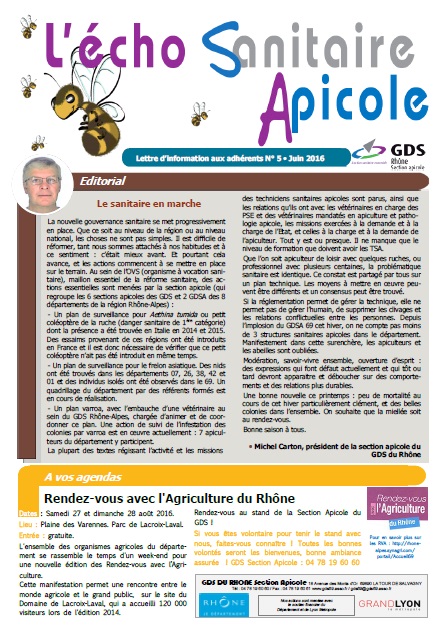 Premiere_page_Echo_sanitaire_apicole_juin2016