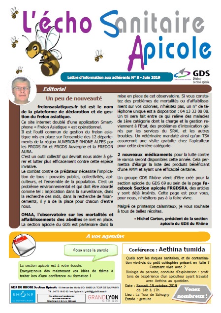 Premiere_page_Echo_sanitaire_apicole_juin2019