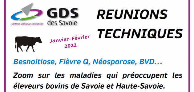 Réunions techniques GDS des Savoie